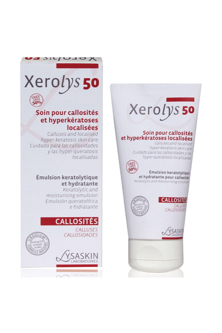 LYSASKIN Emulsie keratolitica si hidratanta Xerolys 50 pentru calozitati si hipercheratoze localizate 40 ml - Pled.ro