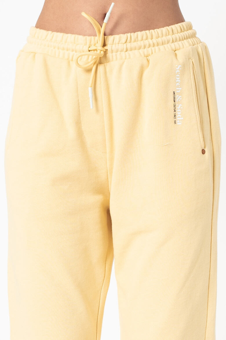 Maison Scotch Pantaloni sport conici de bumbac organic - Pled.ro