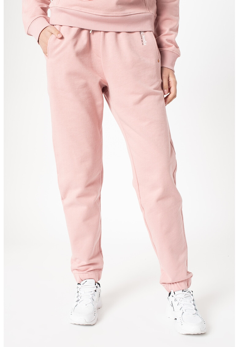 Maison Scotch Pantaloni sport conici de bumbac organic - Pled.ro