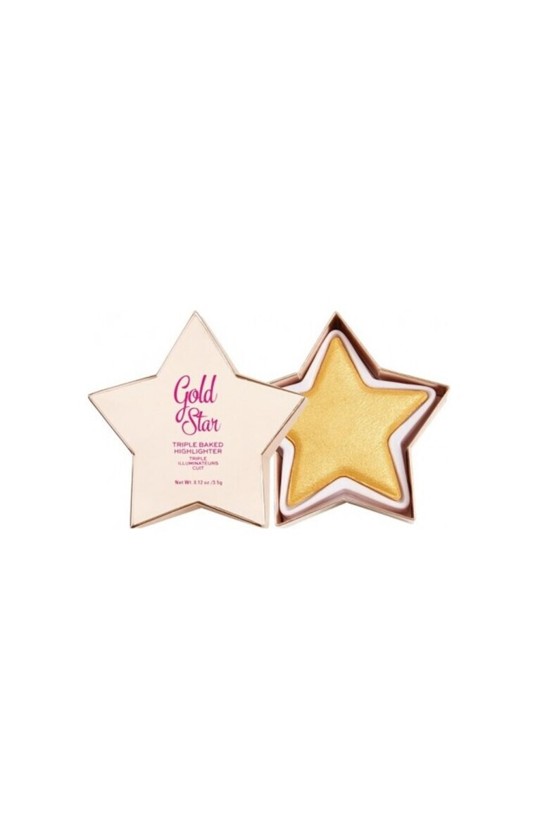 Makeup Revolution Iluminator I Heart Revolution Gold Star 3.5 g - Pled.ro