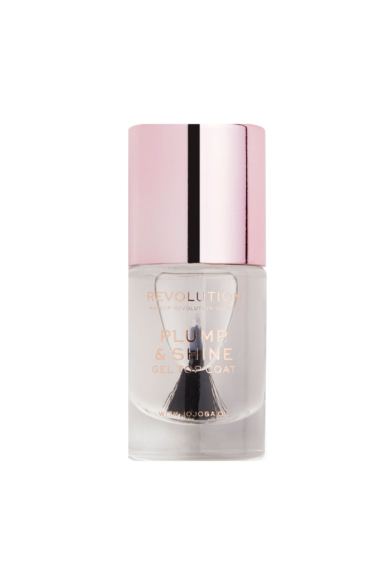 Makeup Revolution Lac de unghii Plump & Shine Gel Top Coat 10 ml - Pled.ro