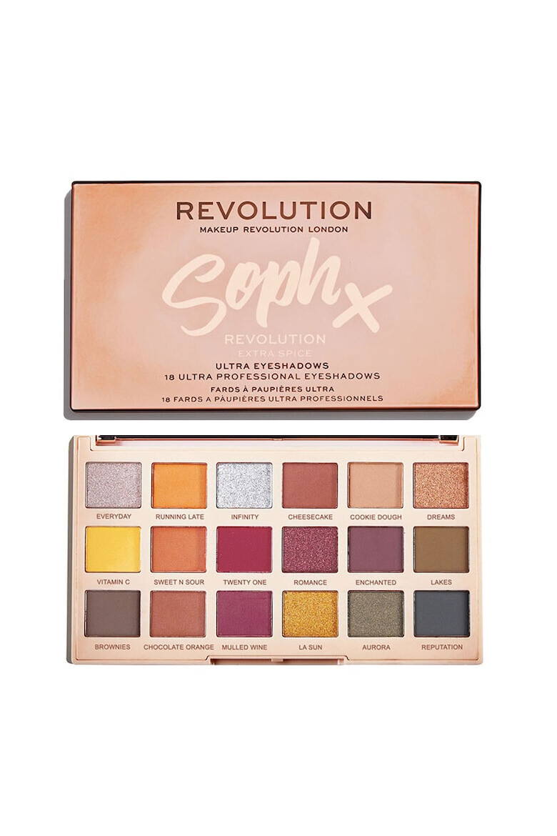 Makeup Revolution Paleta fard Soph Extra Spice 14.4 gr - Pled.ro