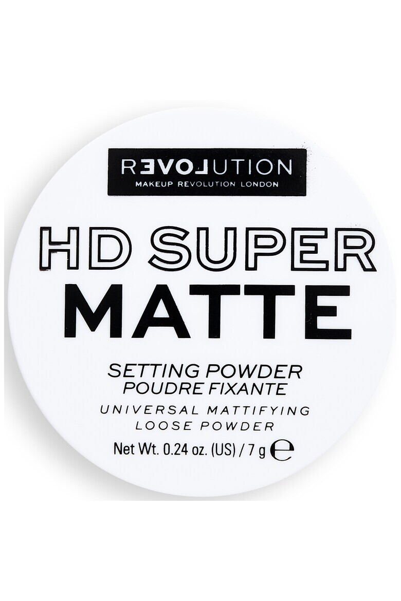 Makeup Revolution Pudra pentru fixarea machiajului Revolution Relove HD Super Matte 7 g - Pled.ro