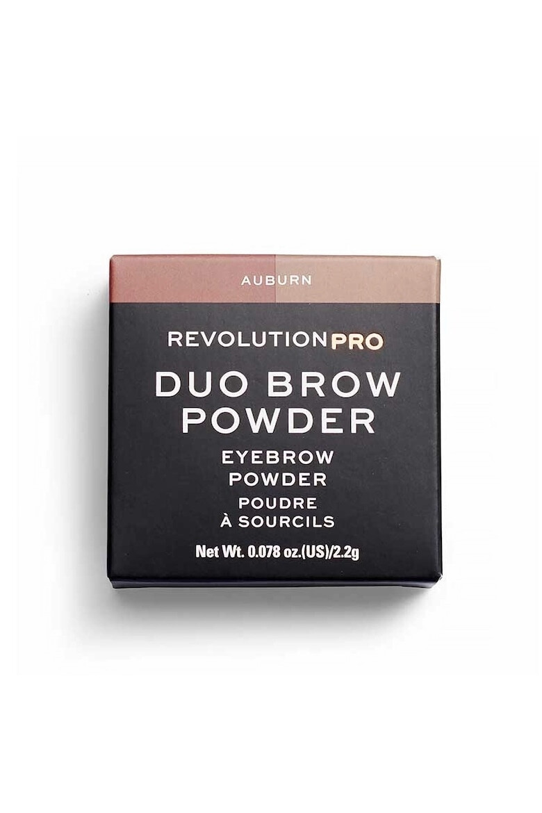 Makeup Revolution Pudra pentru sprancene Revolution PRO Duo Auburn 22 g - Pled.ro