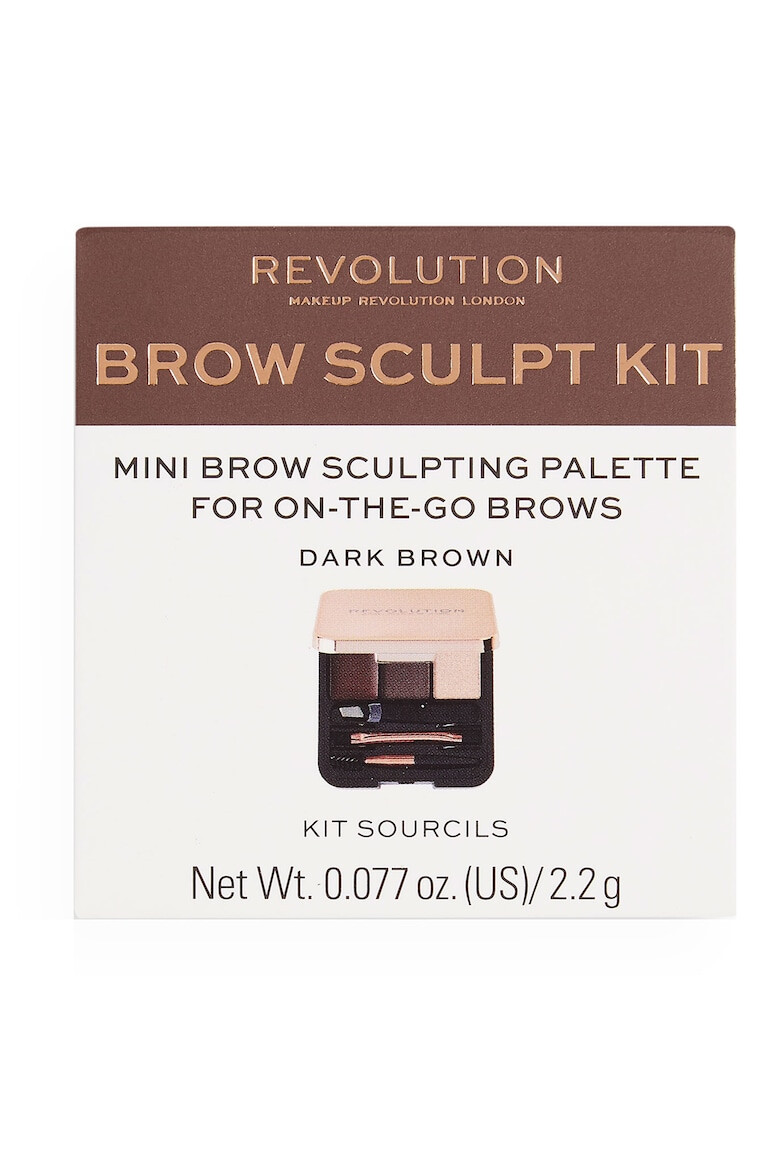 Makeup Revolution Set pentru sprancene Brow Sculpt Kit 2.2 g - Pled.ro