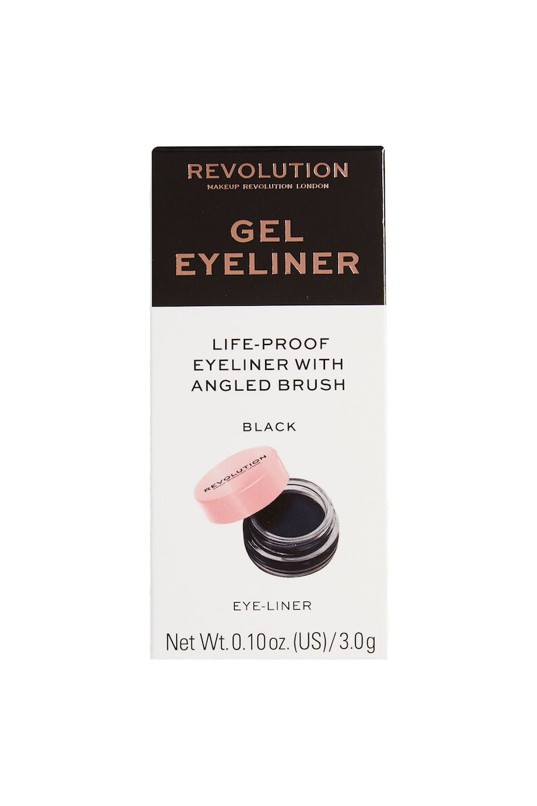 Makeup Revolution Tus de ochi Gel Eyeliner Pot Black 3 g - Pled.ro