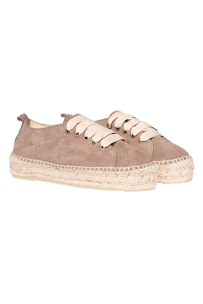 Manebi Pantofi sport tip espadrile de piele intoarsa Hamptons - Pled.ro