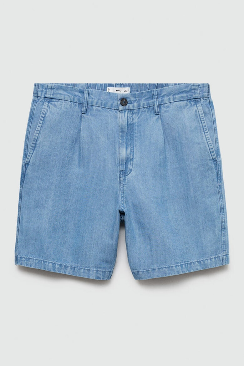 Mango Bermude din chambray Tony - Pled.ro