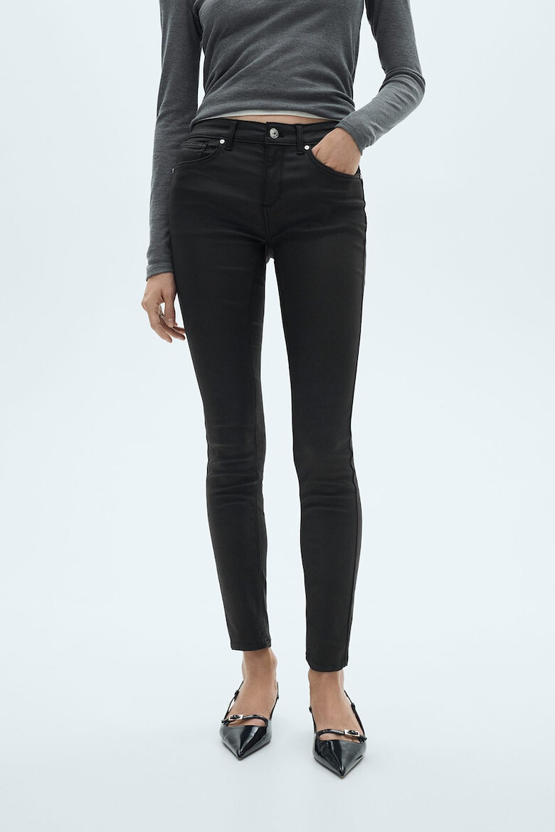 Mango Blugi skinny push-up cu talie medie - Pled.ro