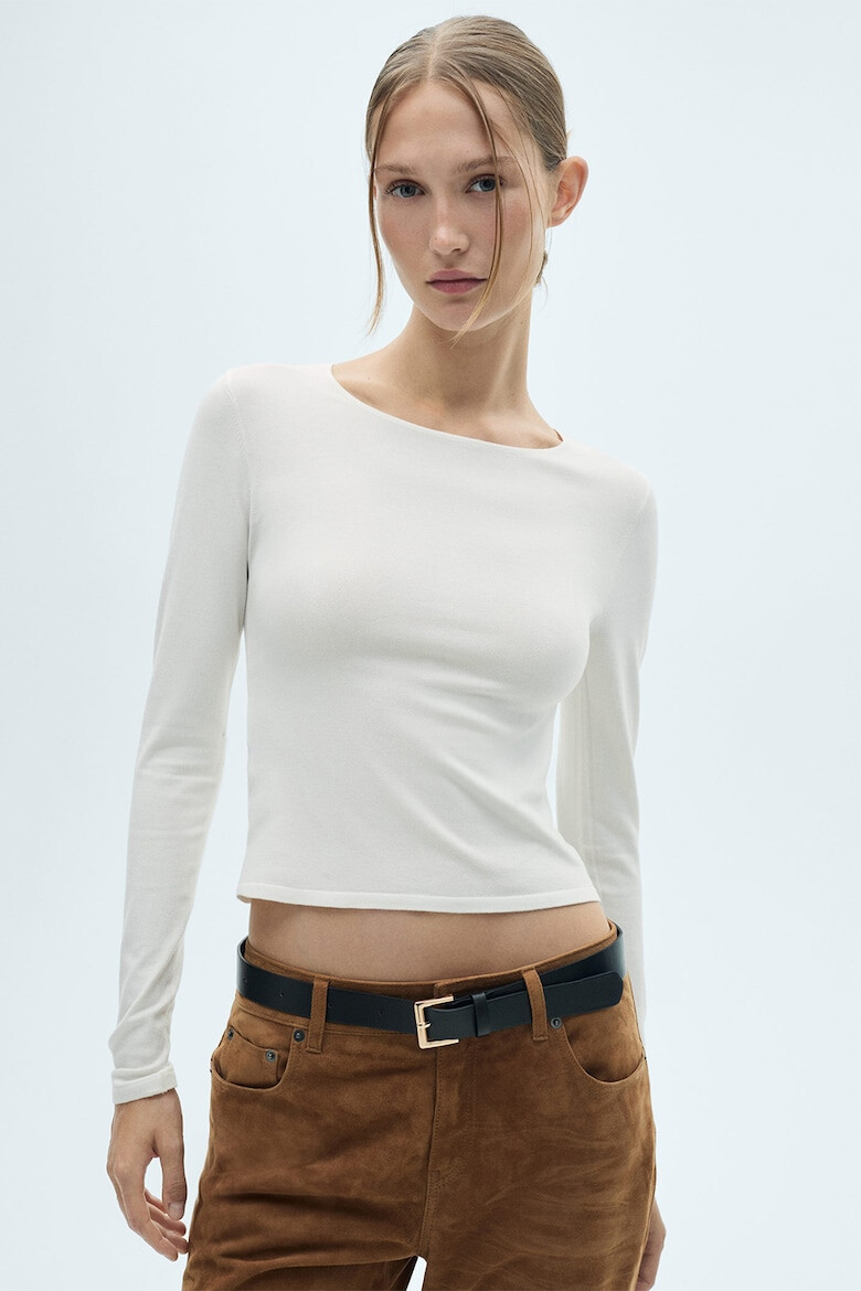 Mango Bluza crop Rira - Pled.ro