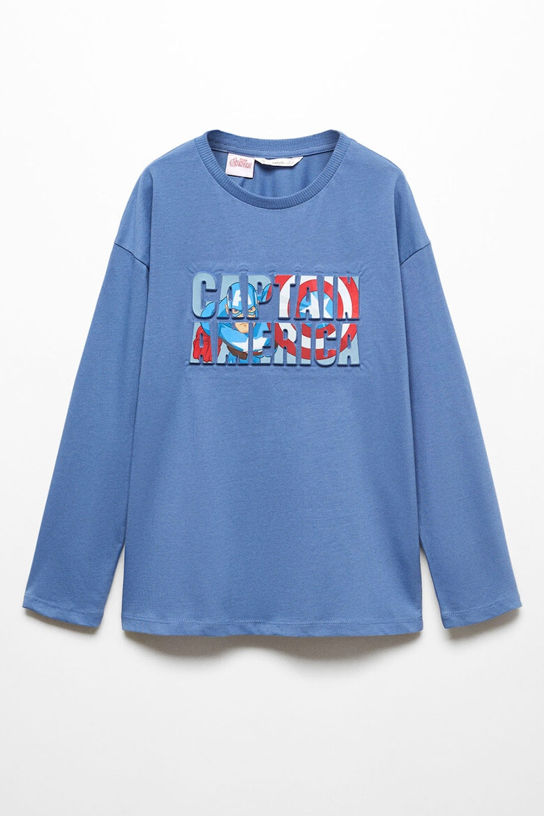 Mango Bluza cu imprimeu Captain America - Pled.ro