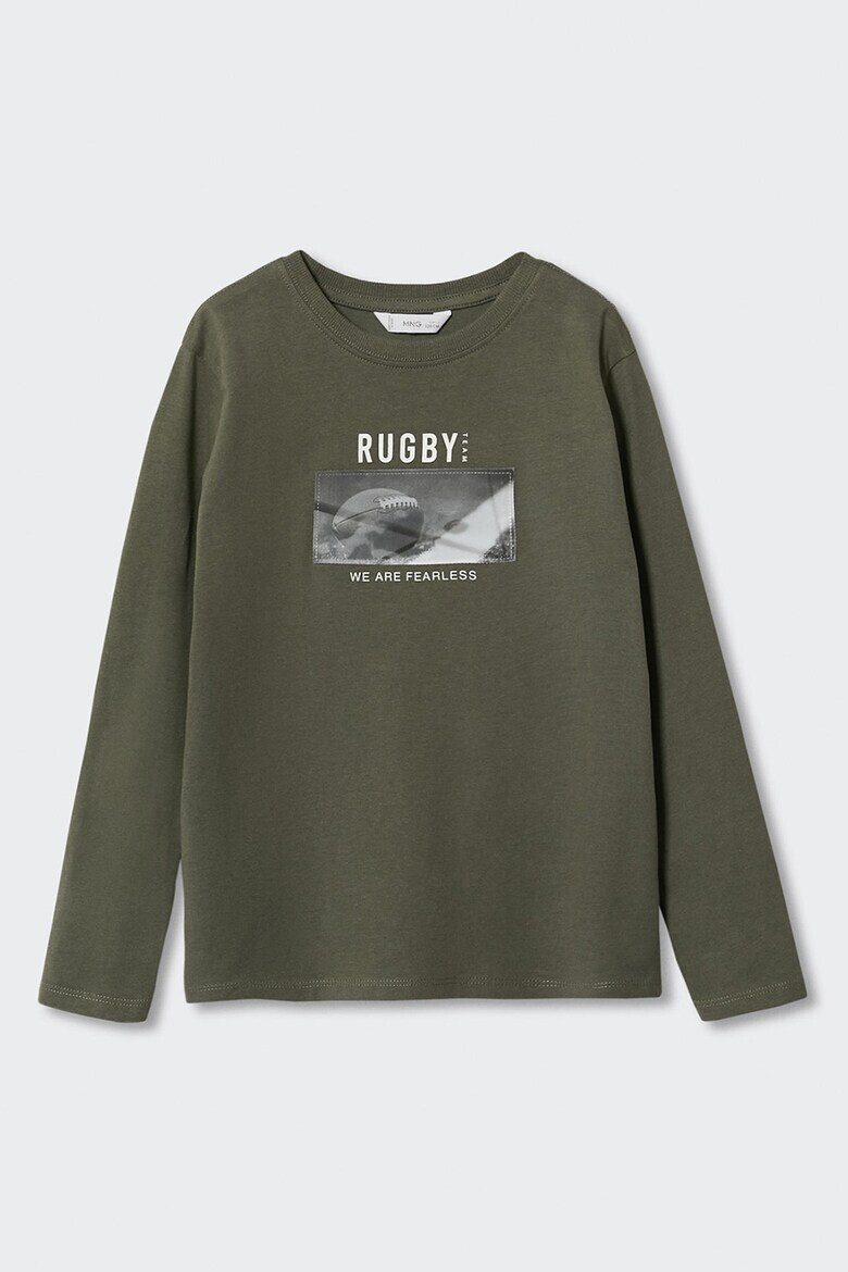 Mango Bluza cu imprimeu foto Rugby - Pled.ro