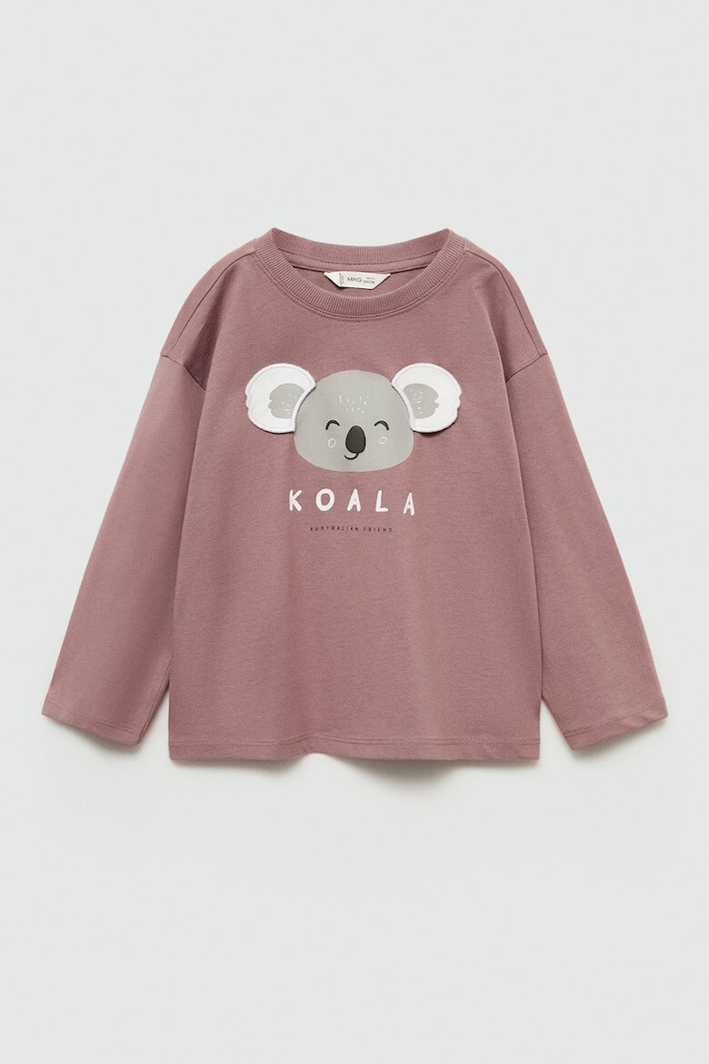 Mango Bluza cu imprimeu grafic Koala - Pled.ro