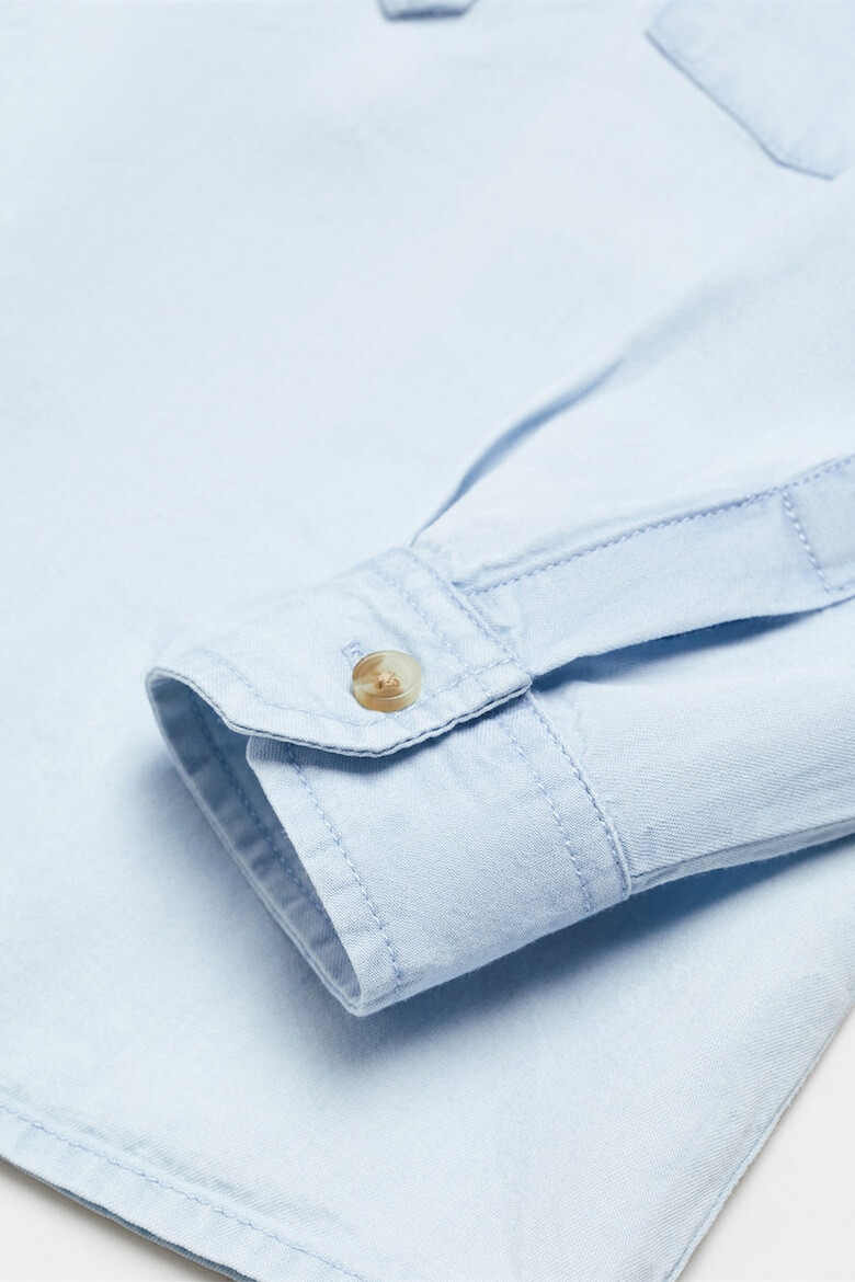 Mango Bluza de denim cu buzunar pe piept Joan - Pled.ro