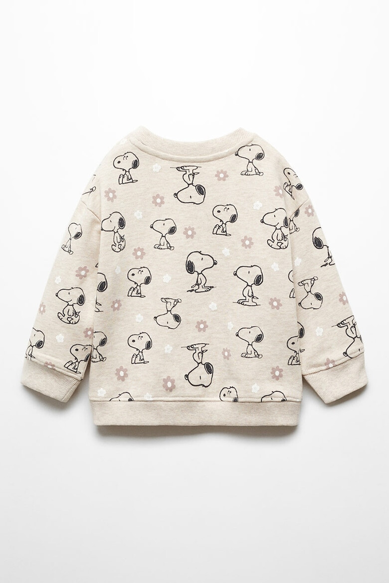 Mango Bluza de trening de bumbac cu Snoopy - Pled.ro