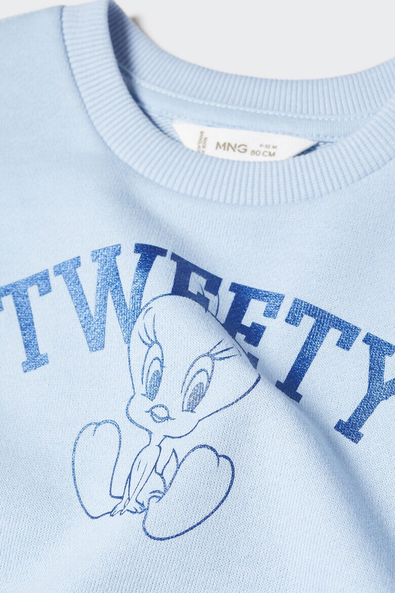 Mango Bluza sport cu imprimeu cu desene Tweety - Pled.ro