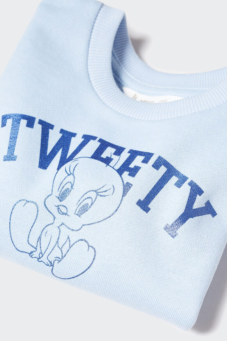 Mango Bluza sport cu imprimeu cu desene Tweety - Pled.ro