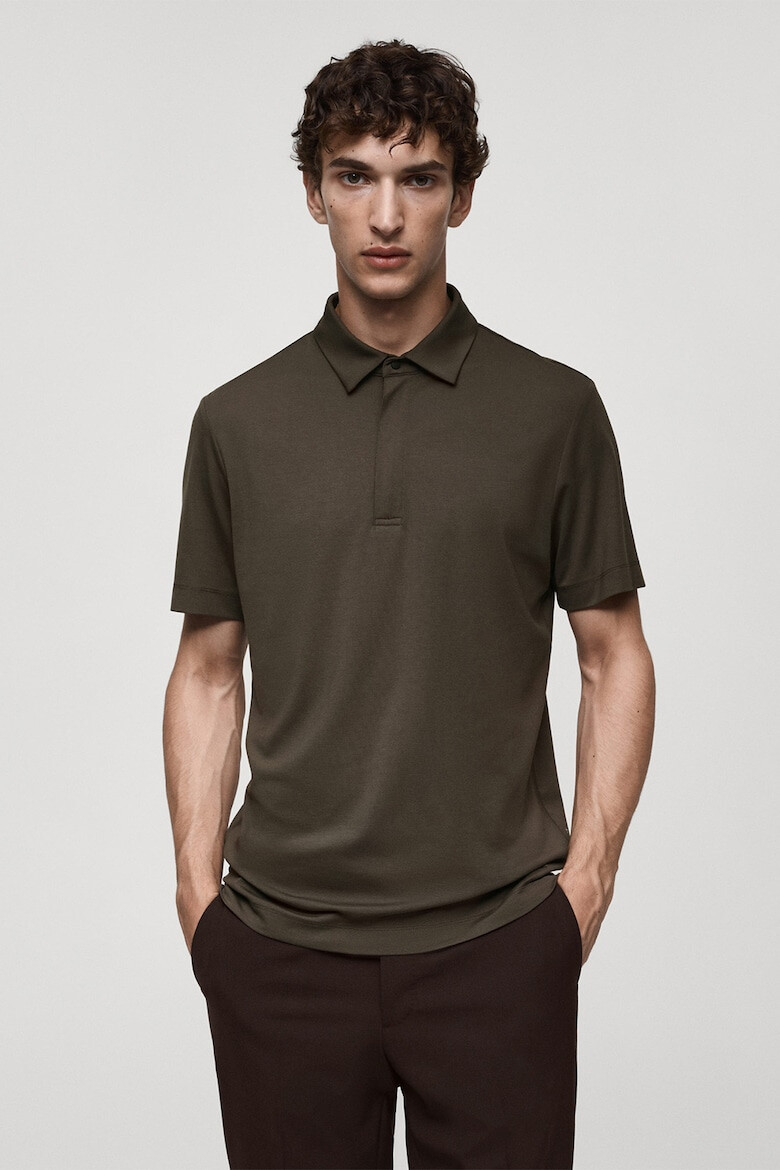 Mango Camasa regular fit cu guler polo Sipontop - Pled.ro