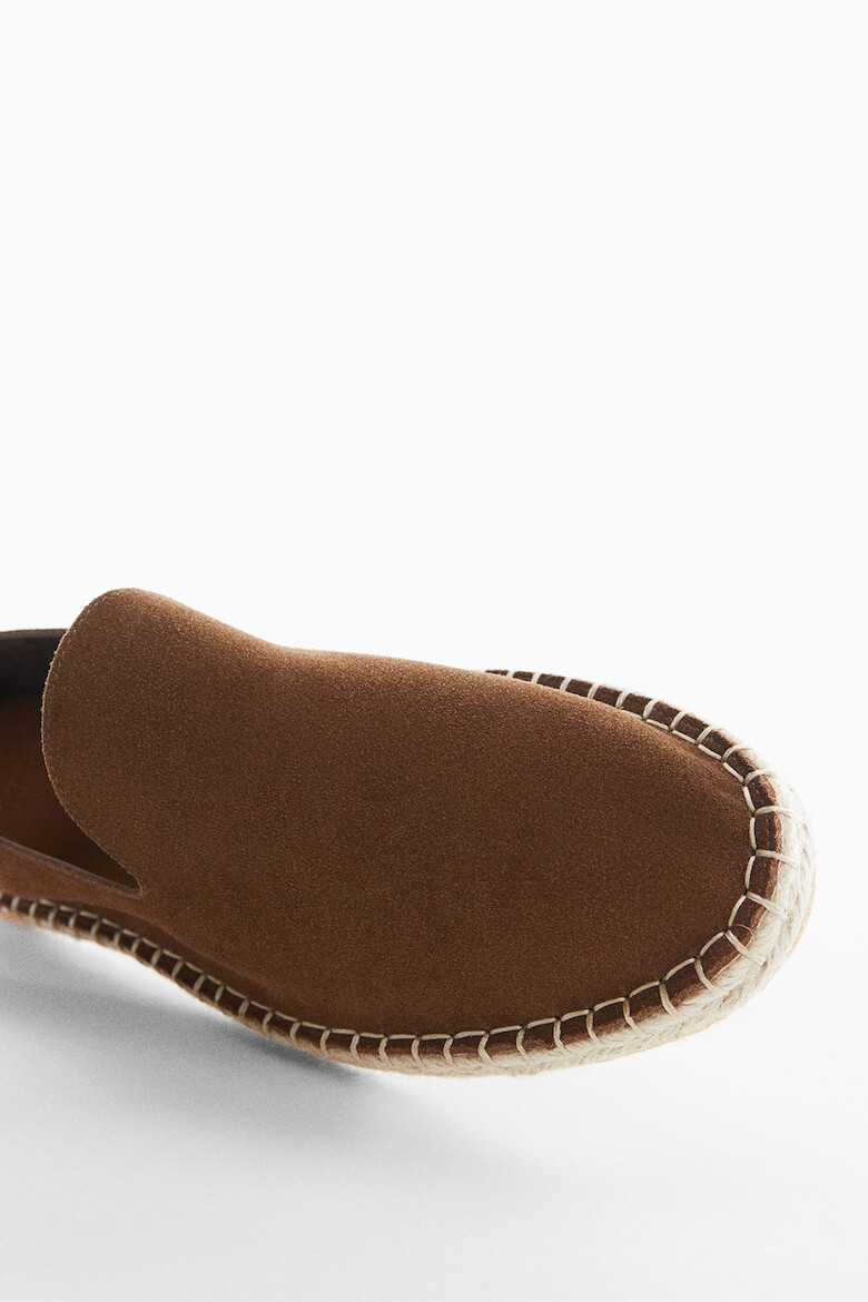 Mango Espadrile din piele intoarsa Yute - Pled.ro