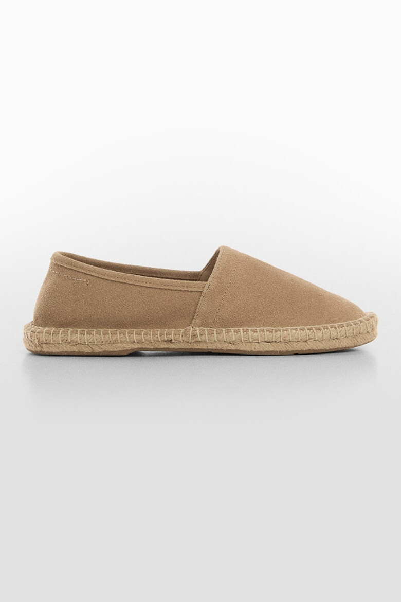 Mango Espadrile din piele intoarsa Yute - Pled.ro