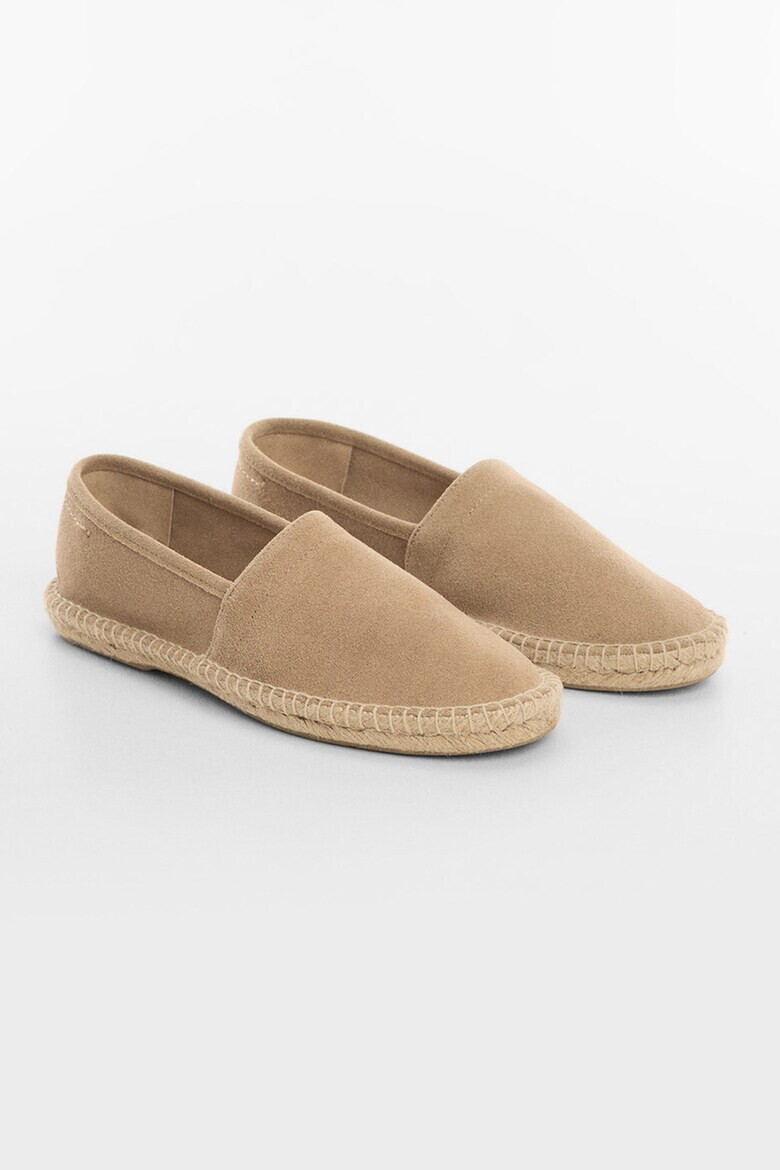 Mango Espadrile din piele intoarsa Yute - Pled.ro