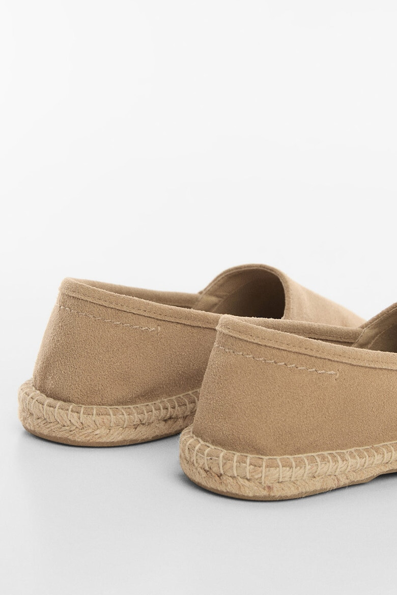 Mango Espadrile din piele intoarsa Yute - Pled.ro