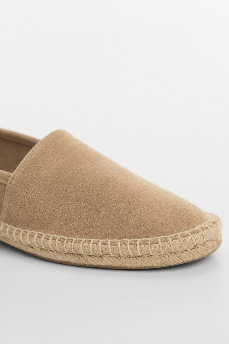 Mango Espadrile din piele intoarsa Yute - Pled.ro