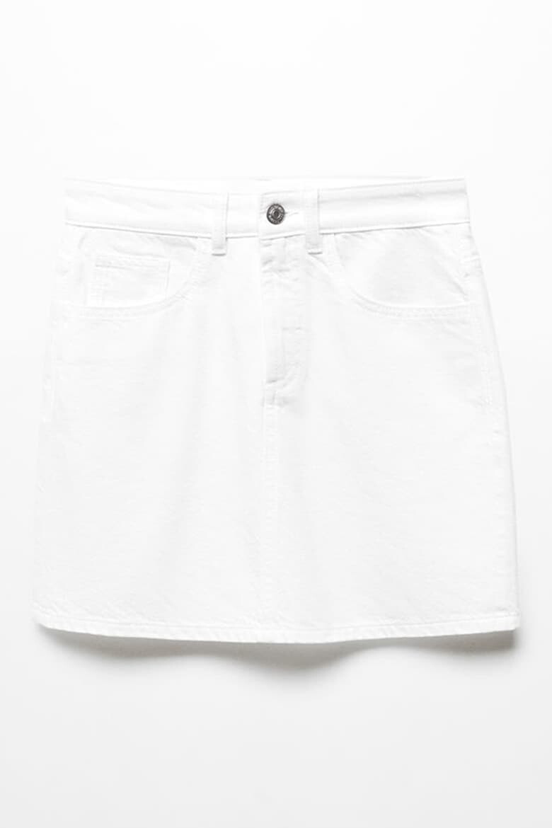 Mango Fusta mini de denim Basic - Pled.ro