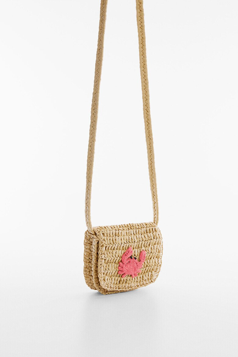 Mango Geanta crossbody cu detaliu brodat Crab - Pled.ro