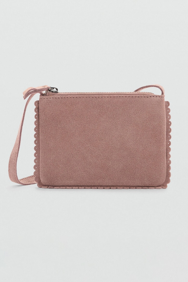 Mango Geanta crossbody din piele - Pled.ro