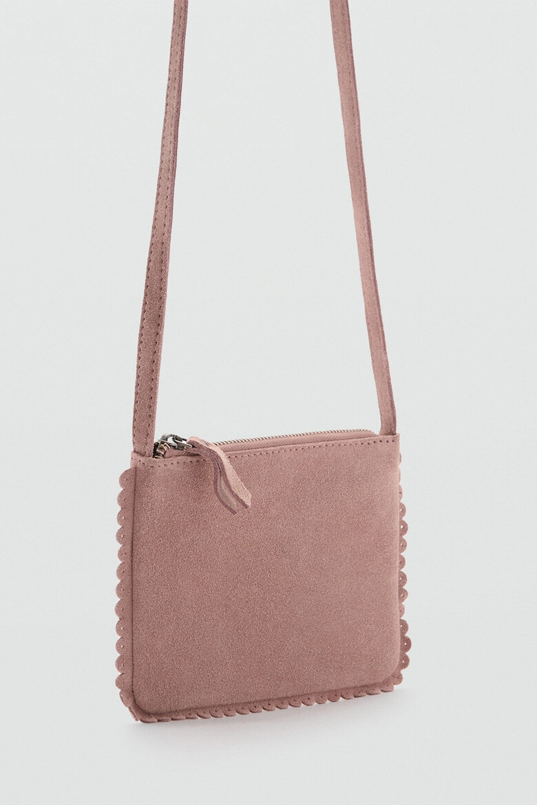 Mango Geanta crossbody din piele - Pled.ro