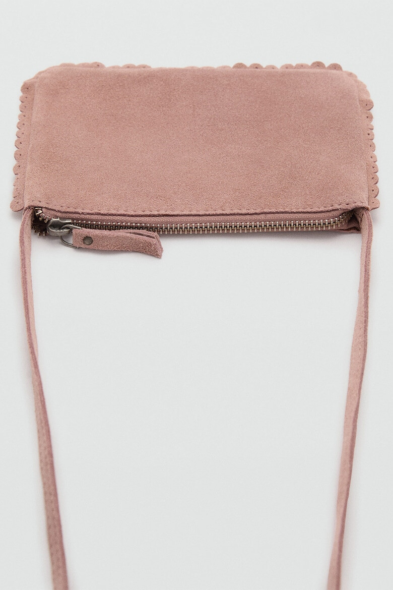 Mango Geanta crossbody din piele - Pled.ro