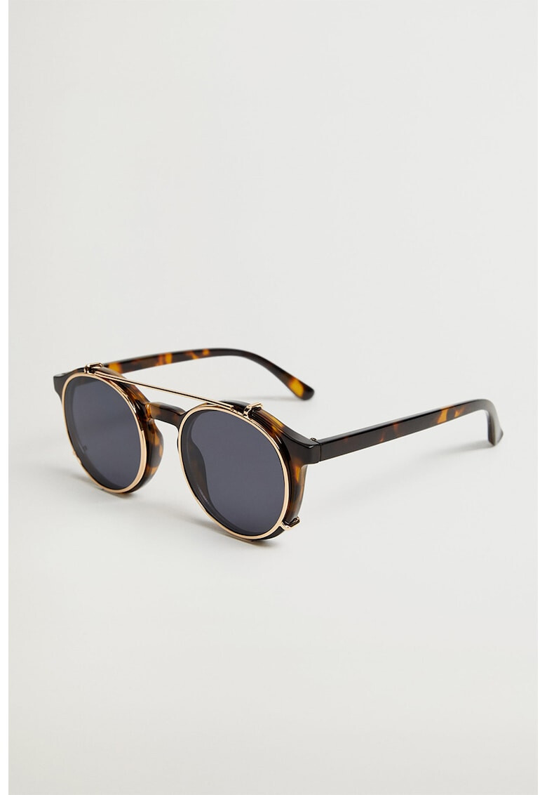 Mango Ochelari de soare cu model tortoise si lentile detasabile Clip - Pled.ro