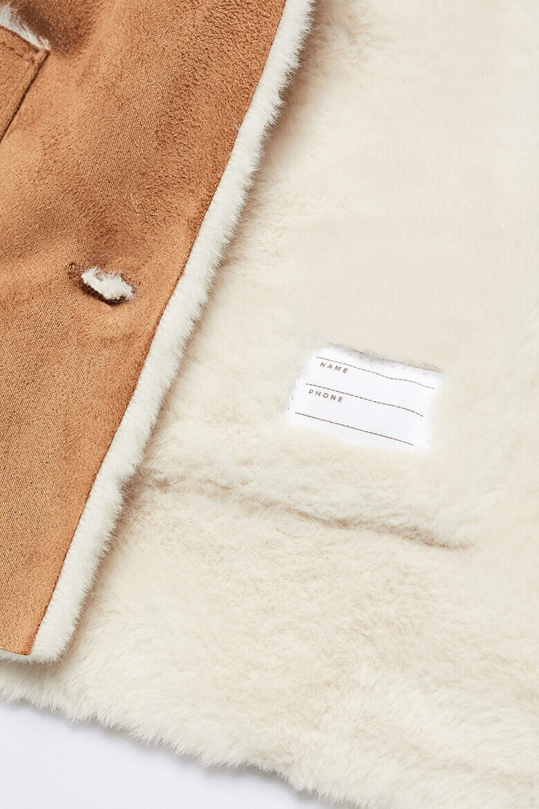 Mango Palton cu captuseala din blana shearling sintetica Marion - Pled.ro