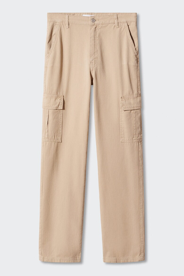 Mango Pantaloni cargo cu talie inalta New - Pled.ro