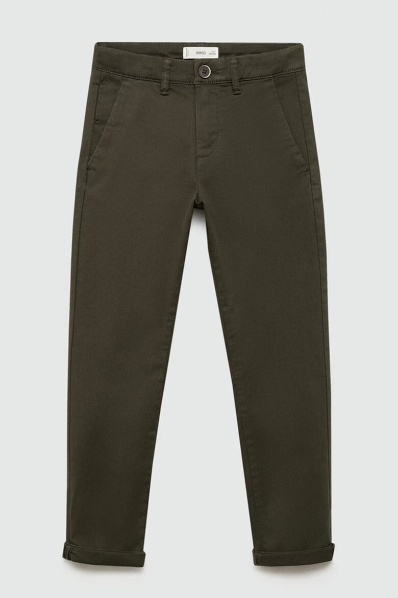 Mango Pantaloni chino cu talie medie Piccolo - Pled.ro