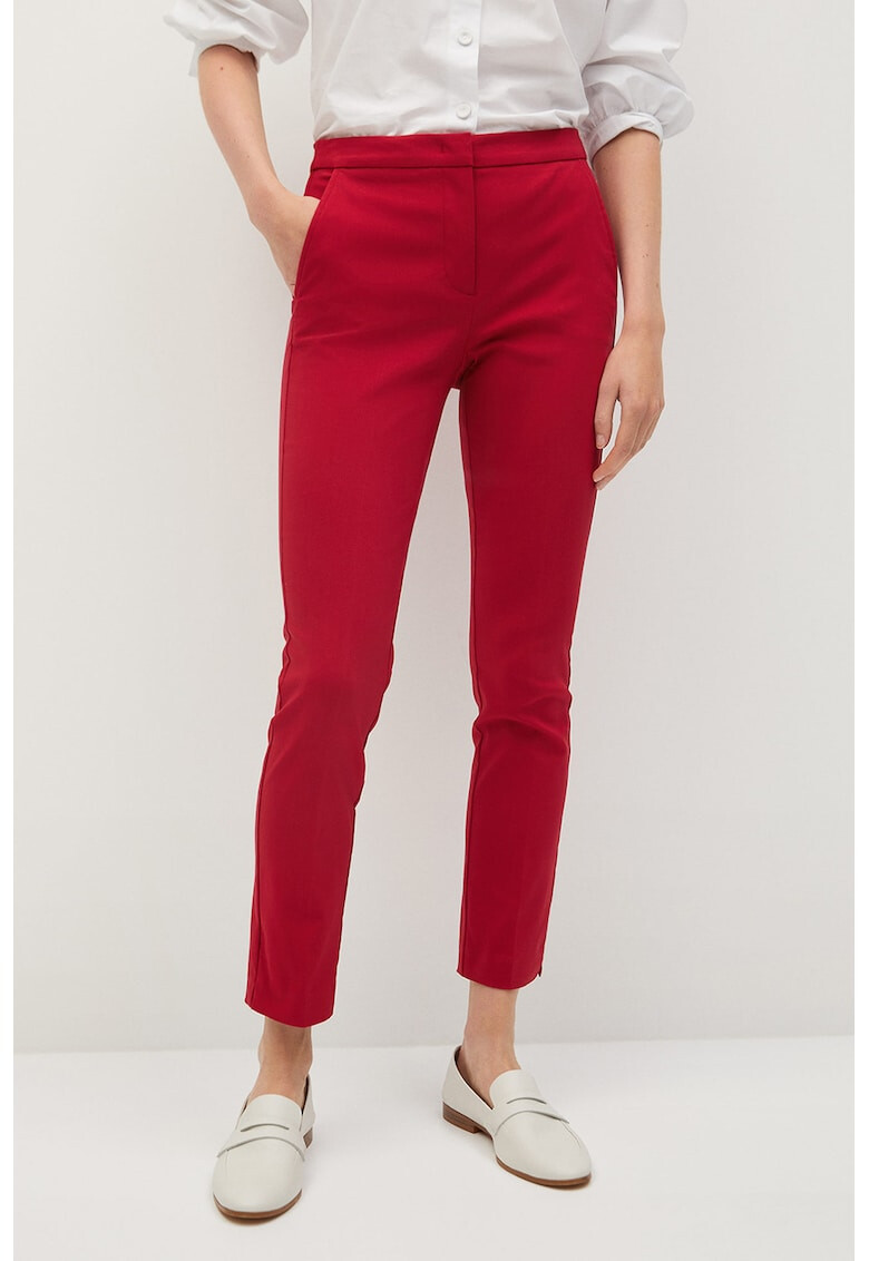 Mango Pantaloni chino skinny fit Cola - Pled.ro