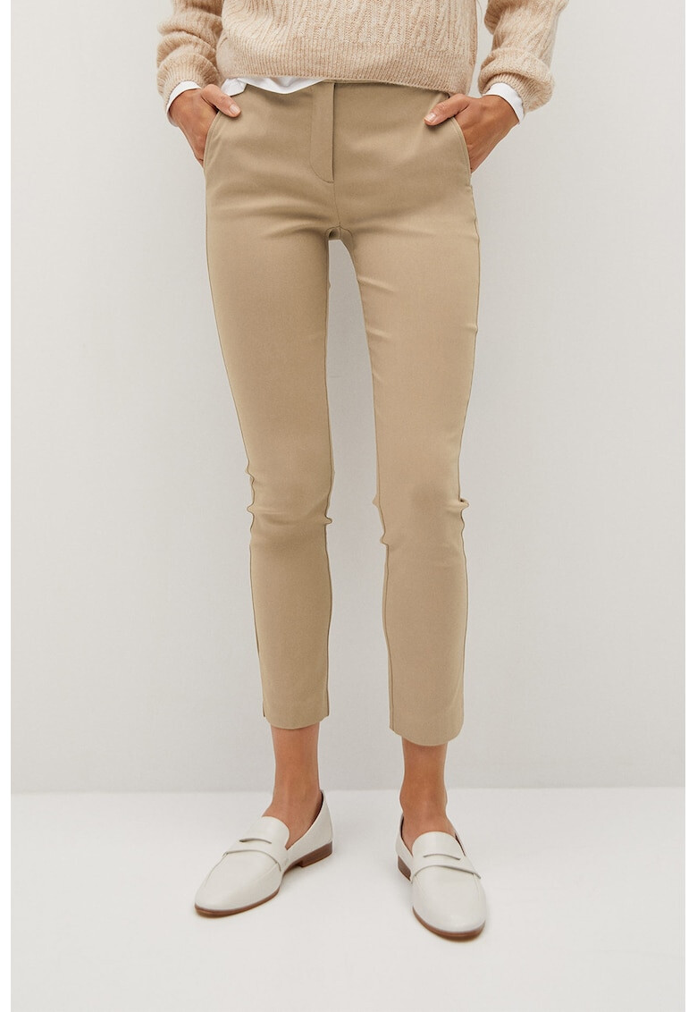 Mango Pantaloni chino skinny fit Cola - Pled.ro