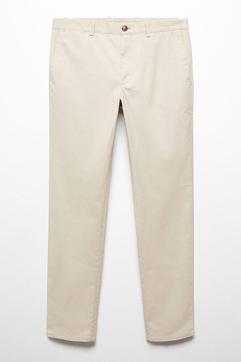 Mango Pantaloni chino slim fit Barna - Pled.ro