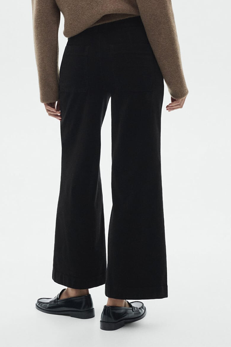 Mango Pantaloni crop bootcut din reiat Catherip - Pled.ro