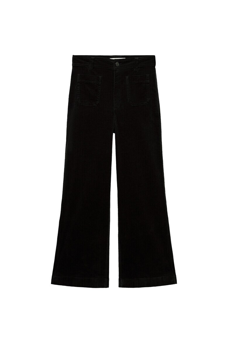 Mango Pantaloni crop bootcut din reiat Catherip - Pled.ro