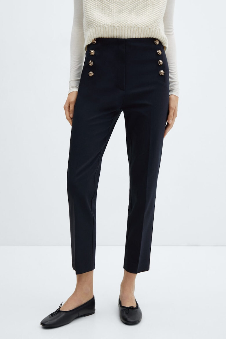 Mango Pantaloni crop Botones - Pled.ro