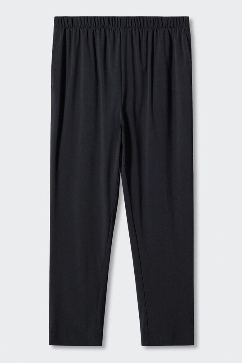 Mango Pantaloni crop cu talie elastica - Pled.ro