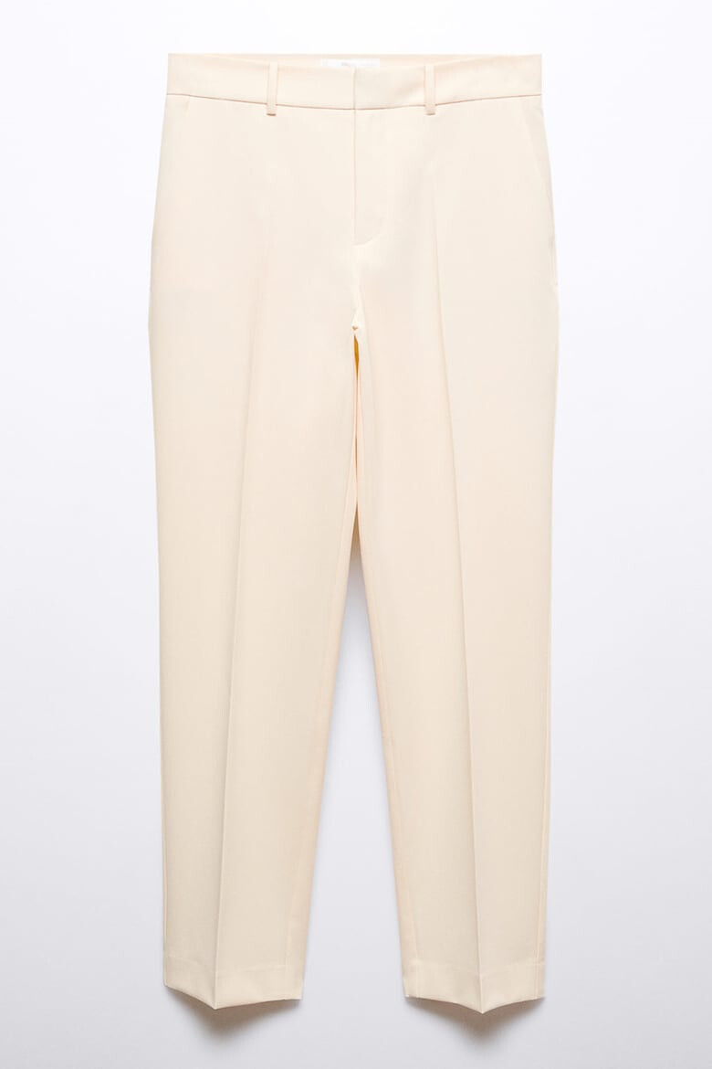 Mango Pantaloni crop drepti eleganti Boreal - Pled.ro