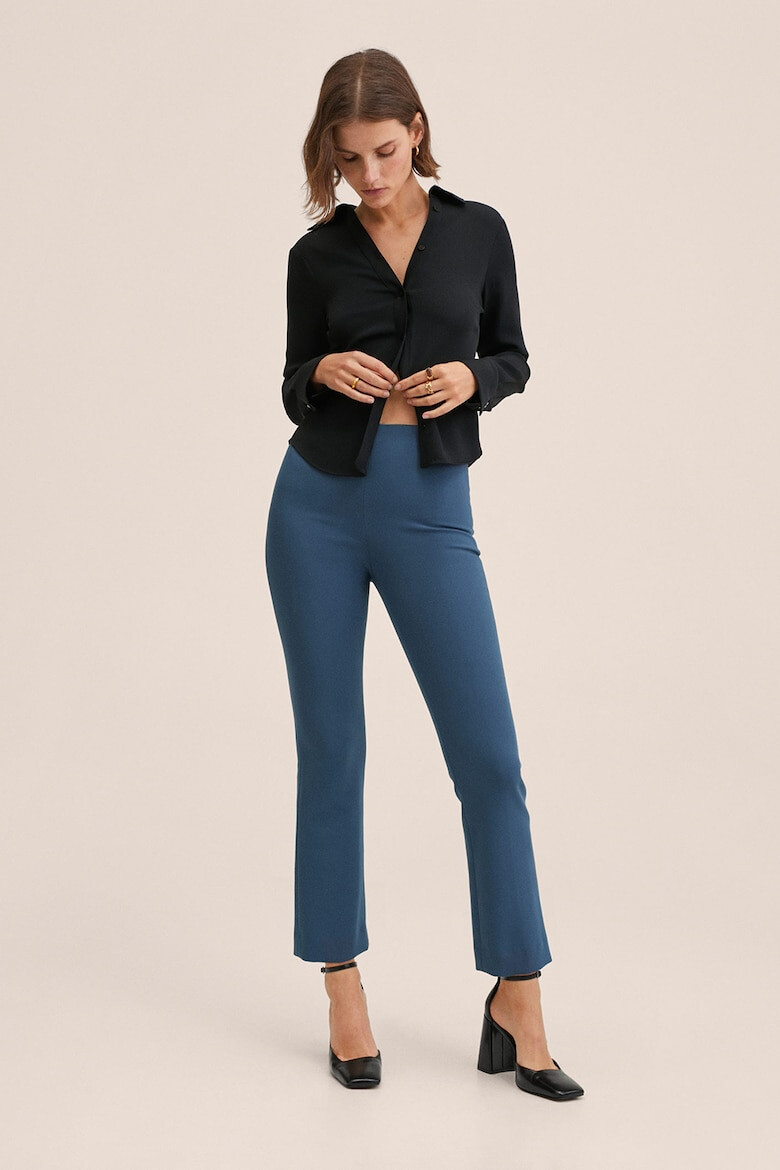 Mango Pantaloni crop evazati Atena - Pled.ro