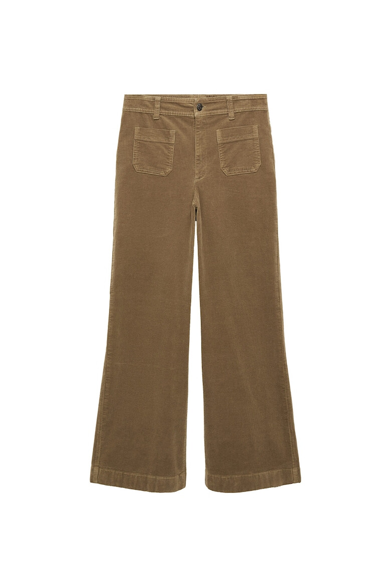 Mango Pantaloni crop evazati din reiat Catherip - Pled.ro