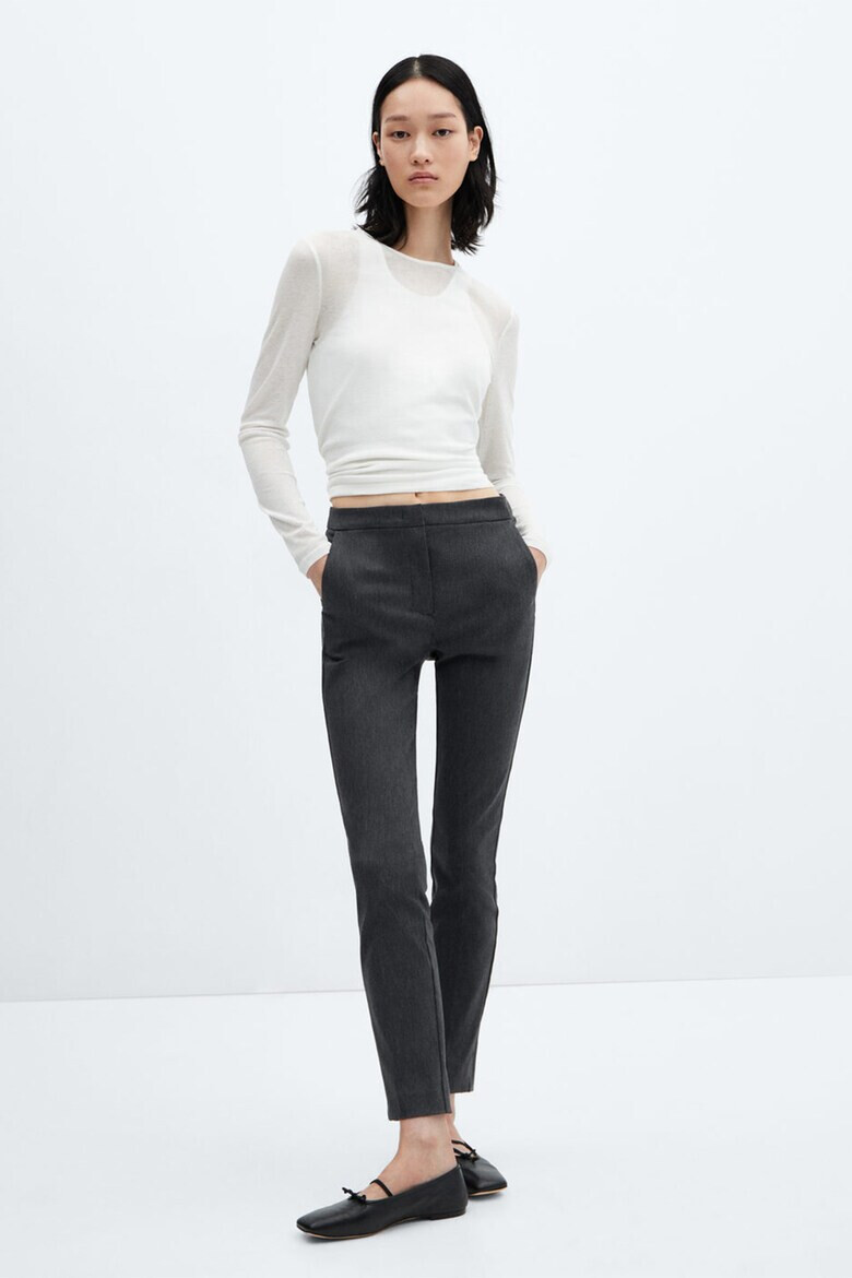 Mango Pantaloni crop skinny Cola - Pled.ro