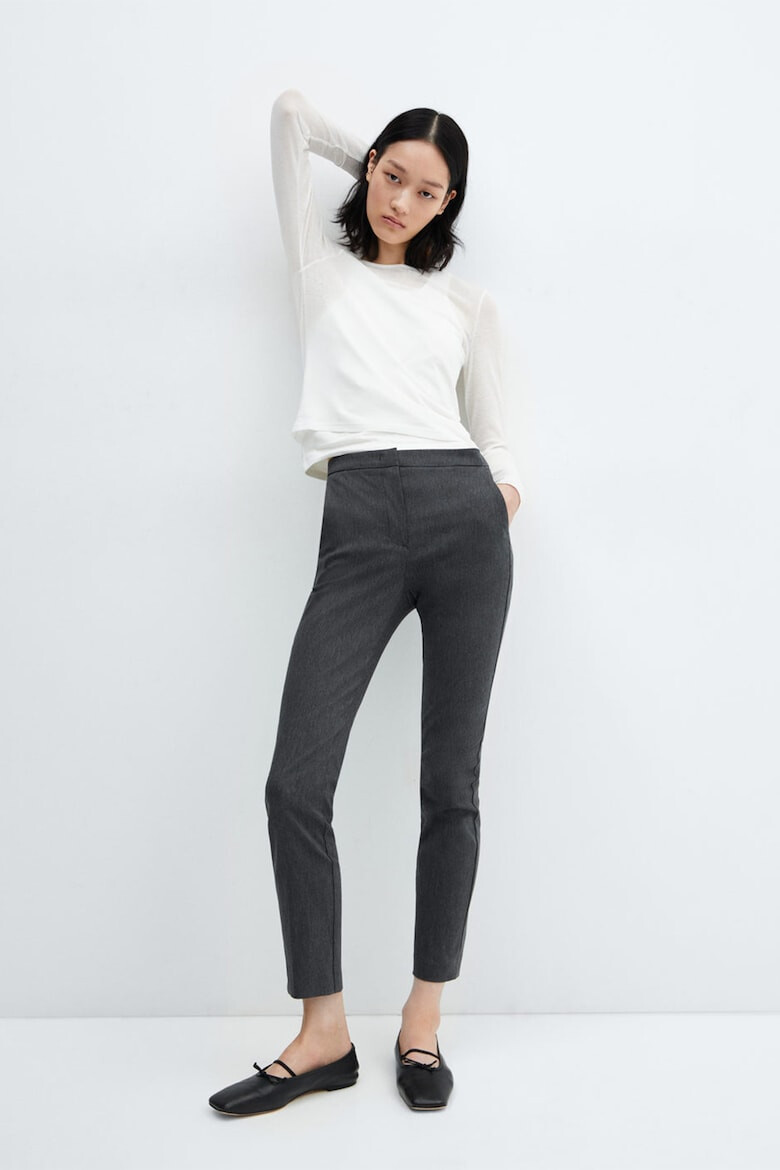 Mango Pantaloni crop skinny Cola - Pled.ro