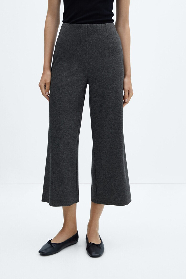 Mango Pantaloni culotte cu banda elastica in talie Marti - Pled.ro