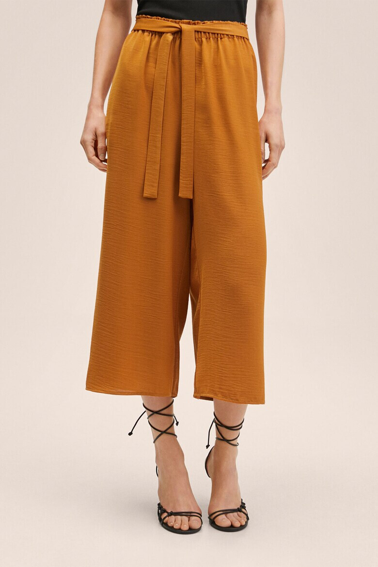 Mango Pantaloni culotte cu talie elastica Lota - Pled.ro